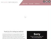 Tablet Screenshot of dessiemitcheson.com
